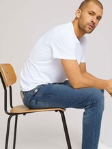 Basic T-Shirt - Männer - White Basic T-Shirt - Männer - White - 5 - TOM TAILOR