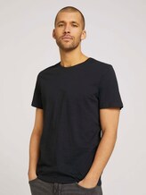 Basic T-Shirt - Männer - Black Basic T-Shirt - Männer - Black - 1 - TOM TAILOR