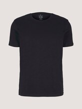 Basic T-Shirt - Männer - Black Basic T-Shirt - Männer - Black - 7 - TOM TAILOR