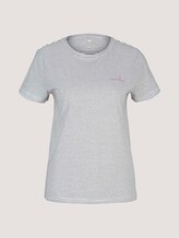 gestreiftes T-Shirt - Frauen - all blue stripe design gestreiftes T-Shirt - Frauen - all blue stripe design - 7 - TOM TAILOR