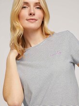 gestreiftes T-Shirt - Frauen - all blue stripe design gestreiftes T-Shirt - Frauen - all blue stripe design - 9 - TOM TAILOR