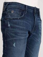 Slim Piers Jeans mit Bio-Baumwolle - Männer - Used Dark Stone Blue Denim Slim Piers Jeans mit Bio-Baumwolle - Männer - Used Dark Stone Blue Denim - 10 - TOM TAILOR Denim