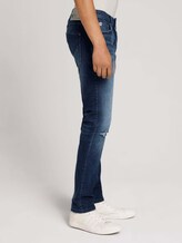 Slim Piers Jeans mit Bio-Baumwolle - Männer - Used Dark Stone Blue Denim Slim Piers Jeans mit Bio-Baumwolle - Männer - Used Dark Stone Blue Denim - 11 - TOM TAILOR Denim