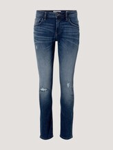 Slim Piers Jeans mit Bio-Baumwolle - Männer - Used Dark Stone Blue Denim Slim Piers Jeans mit Bio-Baumwolle - Männer - Used Dark Stone Blue Denim - 7 - TOM TAILOR Denim