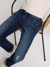 Slim Piers Jeans mit Bio-Baumwolle - Männer - Used Dark Stone Blue Denim Slim Piers Jeans mit Bio-Baumwolle - Männer - Used Dark Stone Blue Denim - 9 - TOM TAILOR Denim
