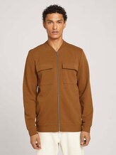 bomber jacket with chest pockets - Men - deep cognac bomber jacket with chest pockets - Men - deep cognac - 1 - TOM TAILOR Denim