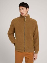 Jacke aus Teddyfell - Männer - deep cognac Jacke aus Teddyfell - Männer - deep cognac - 1 - TOM TAILOR Denim