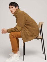 Jacke aus Teddyfell - Männer - deep cognac Jacke aus Teddyfell - Männer - deep cognac - 5 - TOM TAILOR Denim