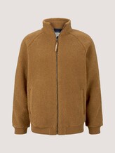 Jacke aus Teddyfell - Männer - deep cognac Jacke aus Teddyfell - Männer - deep cognac - 7 - TOM TAILOR Denim
