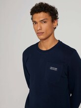 sweatshirt met borstzak - Mannen - Sky Captain Blue sweatshirt met borstzak - Mannen - Sky Captain Blue - 9 - TOM TAILOR Denim