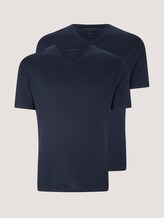 Basic T-Shirt im Doppelpack - Männer - Dark Blue Basic T-Shirt im Doppelpack - Männer - Dark Blue - 7 - Men Plus
