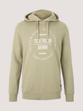 Hoodie mit Print - Männer - Silver Olive Hoodie mit Print - Männer - Silver Olive - 7 - TOM TAILOR Denim