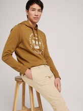 Hoodie mit Print - Männer - deep cognac Hoodie mit Print - Männer - deep cognac - 5 - TOM TAILOR Denim