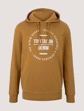 Hoodie mit Print - Männer - deep cognac Hoodie mit Print - Männer - deep cognac - 7 - TOM TAILOR Denim