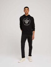 hoodie met print - Mannen - Black hoodie met print - Mannen - Black - 3 - TOM TAILOR Denim
