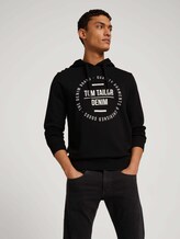 hoodie met print - Mannen - Black hoodie met print - Mannen - Black - 5 - TOM TAILOR Denim