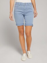 Lina Bermuda Shorts - Frauen - Greyish Mid Blue Lina Bermuda Shorts - Frauen - Greyish Mid Blue - 1 - TOM TAILOR Denim