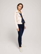 T-Shirt mit V-Ausschnitt - Frauen - Real Navy Blue T-Shirt mit V-Ausschnitt - Frauen - Real Navy Blue - 3 - TOM TAILOR Denim