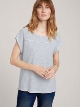 gestreiftes T-Shirt - Frauen - offwhite thin stripes gestreiftes T-Shirt - Frauen - offwhite thin stripes - 5 - TOM TAILOR