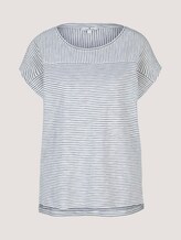 gestreiftes T-Shirt - Frauen - offwhite thin stripes gestreiftes T-Shirt - Frauen - offwhite thin stripes - 7 - TOM TAILOR