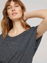 gestreiftes T-Shirt - Frauen - black thin stripes gestreiftes T-Shirt - Frauen - black thin stripes - 10 - TOM TAILOR