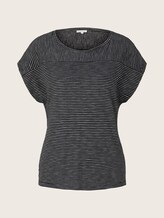 gestreiftes T-Shirt - Frauen - black thin stripes gestreiftes T-Shirt - Frauen - black thin stripes - 7 - TOM TAILOR