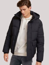 Puffer jacket with recycled polyester - Men - Black Puffer jacket with recycled polyester - Men - Black - 5 - TOM TAILOR Denim