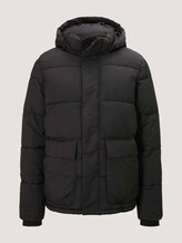 Puffer jacket with recycled polyester - Men - Black Puffer jacket with recycled polyester - Men - Black - 7 - TOM TAILOR Denim