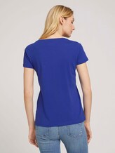 T-Shirt aus Bio-Baumwolle - Frauen - anemone-blue T-Shirt aus Bio-Baumwolle - Frauen - anemone-blue - 2 - TOM TAILOR