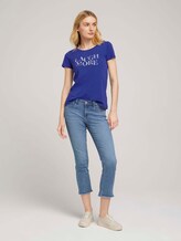 T-Shirt aus Bio-Baumwolle - Frauen - anemone-blue T-Shirt aus Bio-Baumwolle - Frauen - anemone-blue - 3 - TOM TAILOR