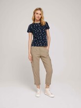 T-Shirt mit Blumenmuster aus Bio-Baumwolle - Frauen - navy garden floral design T-Shirt mit Blumenmuster aus Bio-Baumwolle - Frauen - navy garden floral design - 3 - TOM TAILOR