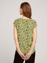 Gemusterte Kurzarmbluse mit LENZING™ ECOVERO™ - Frauen - celery flower paisley design Gemusterte Kurzarmbluse mit LENZING™ ECOVERO™ - Frauen - celery flower paisley design - 2 - TOM TAILOR