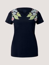 T-Shirt aus Bio-Baumwolle - Frauen - Sky Captain Blue T-Shirt aus Bio-Baumwolle - Frauen - Sky Captain Blue - 7 - TOM TAILOR