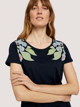 T-Shirt aus Bio-Baumwolle - Frauen - Sky Captain Blue T-Shirt aus Bio-Baumwolle - Frauen - Sky Captain Blue - 9 - TOM TAILOR