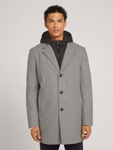 Mantel mit Jacke - Männer - grey herringbone Mantel mit Jacke - Männer - grey herringbone - 1 - TOM TAILOR Denim