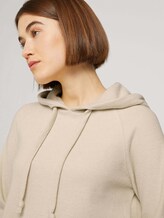 Hoodie aus Bio-Baumwolle - Frauen - Light Cashew Beige Hoodie aus Bio-Baumwolle - Frauen - Light Cashew Beige - 9 - TOM TAILOR Denim