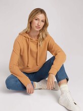 Hoodie aus Bio-Baumwolle - Frauen - soft camel Hoodie aus Bio-Baumwolle - Frauen - soft camel - 5 - TOM TAILOR Denim