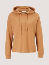 Hoodie aus Bio-Baumwolle - Frauen - soft camel Hoodie aus Bio-Baumwolle - Frauen - soft camel - 7 - TOM TAILOR Denim