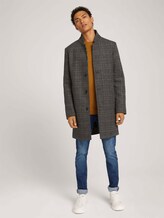 Wollmantel - Männer - white black big check Wollmantel - Männer - white black big check - 3 - TOM TAILOR Denim