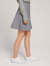 uitlopende minirok - Vrouwen - Light Silver Grey Mélange uitlopende minirok - Vrouwen - Light Silver Grey Mélange - 11 - TOM TAILOR Denim