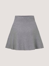 uitlopende minirok - Vrouwen - Light Silver Grey Mélange uitlopende minirok - Vrouwen - Light Silver Grey Mélange - 7 - TOM TAILOR Denim