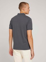 Polo shirt with an embroidered logo - Men - Anthracite Melange Polo shirt with an embroidered logo - Men - Anthracite Melange - 2 - TOM TAILOR