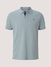 Poloshirt met geborduurd logo - Mannen - light ice blue Poloshirt met geborduurd logo - Mannen - light ice blue - 7 - TOM TAILOR