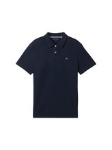 TOM TAILOR Herren Basic Poloshirt, blau, Uni, Gr. XXL