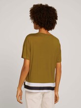 T-shirt van lyocell - Vrouwen - green clay T-shirt van lyocell - Vrouwen - green clay - 2 - Mine to five