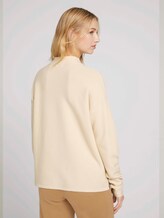 trui van biologisch katoen - Vrouwen - soft creme beige trui van biologisch katoen - Vrouwen - soft creme beige - 2 - TOM TAILOR Denim