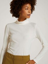 Basic-shirt met lange mouwen en rolkraag - Vrouwen - soft powder beige Basic-shirt met lange mouwen en rolkraag - Vrouwen - soft powder beige - 3 - Mine to five