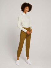 Basic-shirt met lange mouwen en rolkraag - Vrouwen - soft powder beige Basic-shirt met lange mouwen en rolkraag - Vrouwen - soft powder beige - 5 - Mine to five