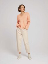 Pullover mit recyceltem Polyester - Frauen - clay rose melange Pullover mit recyceltem Polyester - Frauen - clay rose melange - 3 - TOM TAILOR Denim