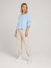 Pullover mit recyceltem Polyester - Frauen - bel air blue melange Pullover mit recyceltem Polyester - Frauen - bel air blue melange - 3 - TOM TAILOR Denim